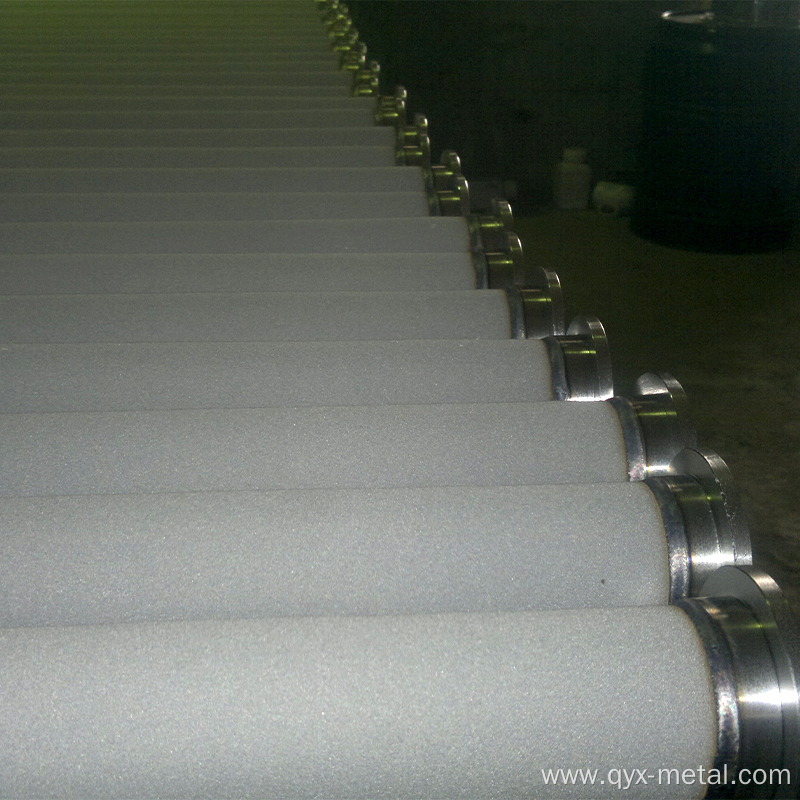 sintered micro porous titanium filter tube