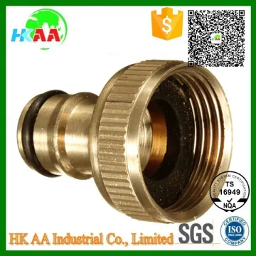 Custom Precision Brass Connector, Threaded Garden Hose Connector, Solid Water Hose Connector