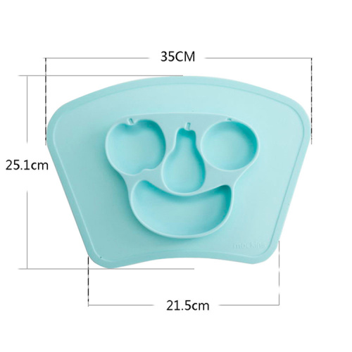 Non-slip Portable Placemat Silicone Baby Eat Mat