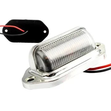 Waterproof 12V DC Trailer LED License Plate Lights for UTV, ATV, Truck, RV, Boat