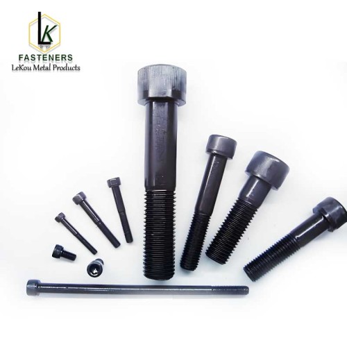 DIN912 высокатрывалыя шрубы класа 12.9 з унутраным шасціграннікам