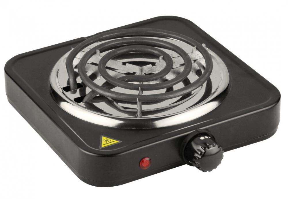 PORTABL SINGLE SPIRAL HOT PLATE WITH ADJUSTABLE TEMPERATURE