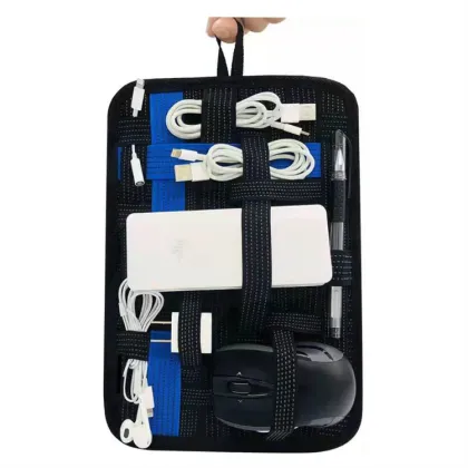 Travel Cable Organizer Bag: Electronics Accessories Cord Case
