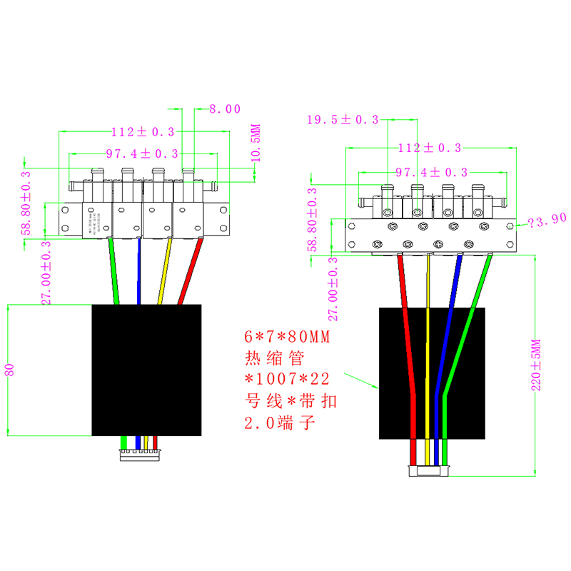 Normally Closed Solenoid Valve For Cervical Massager