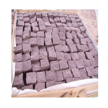 Red Granite Cube Stone Price 100x100mm