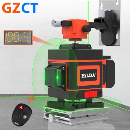 360° Self-Leveling Laser Level with 12 Lines, Green Beam, 1.5m Tripod, Budget-Friendly High Precision