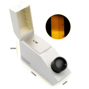 Portable Handheld Gem Refractometer with Refractive Index Oil