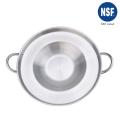 15.7 Inch Heavy Duty Stainless Steel Concave Comal