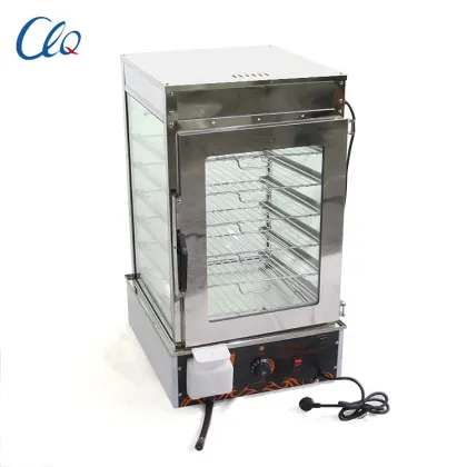 Fast Pizza Glass Food Warmer Showcase Display