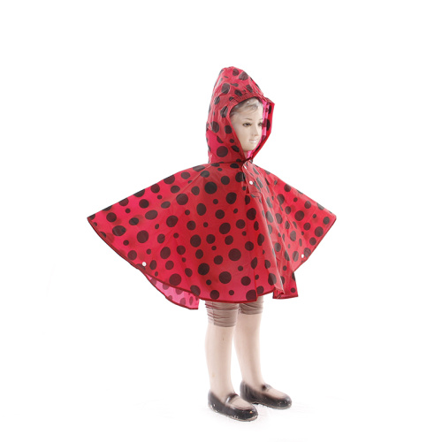 customized kids peva material  rain poncho