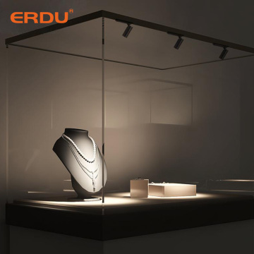 ERDU Wholesale Customized LED Magnetic Track Lights for Jewelry Showcase