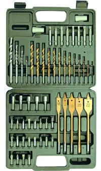 57PCS Drills Bits Set(SCREWDRIVER BIT/HIGH SPEED DRILL BITS/NUT DRIVER)