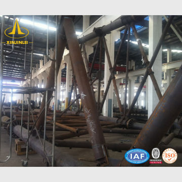 Tháp thép hình dạng đa giác được mạ kẽm nóng