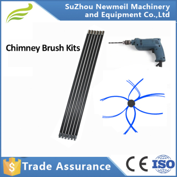 Long Rods Chimney cleaning brush kit for sale