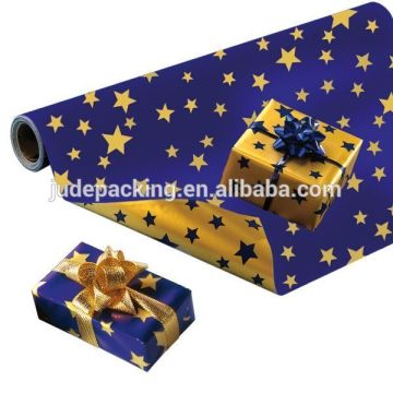 Custom double print gift wrapping paper