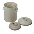 3L Matel Painting White Waste BinSet of 2pcs