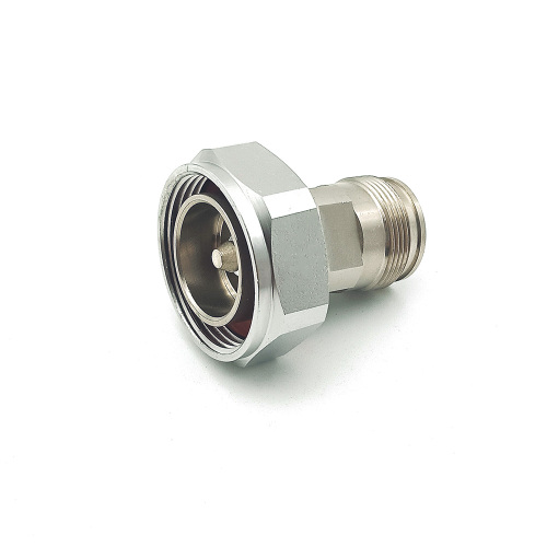 7/16 L29 Male to 4.3-10 Female Coaxial Adapter