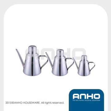 stainless steel oil and vinegar bottle