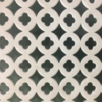 Luxury Finish Perforated Panel with Artistic Pattern Detail