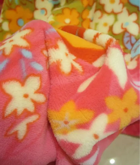 Flannel fabric for making clothing, cleaning, etc.