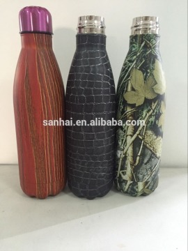 full print stainless steel colorful Double Wall Vacuum Insulated stainless steel bottle