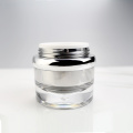 50g red section ABS cover acrylic cream jar