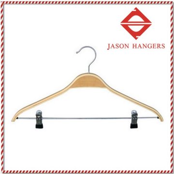 LF023 laminated wooden pants hanger