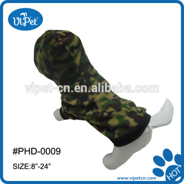 Pet hoody with camouflage clothes