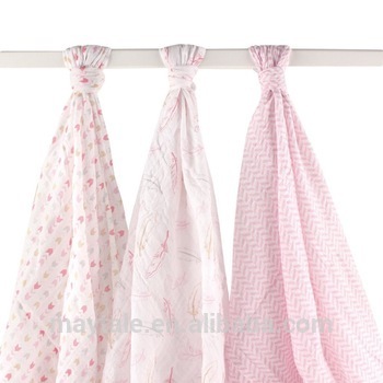 47x47" prewashed organic swaddle blanket