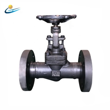 PN100 Forged Steel Hand Wheel Flanged Globe Valve