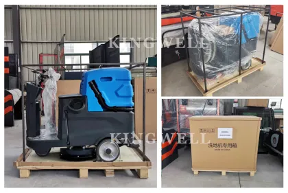 Ride-On Industrial Floor Scrubber and Scrubber Drier