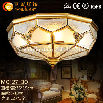 vinage golden marble brass pendant ceiling lamps, 2016 2015 good sell hanging marble copper ceiling lamps