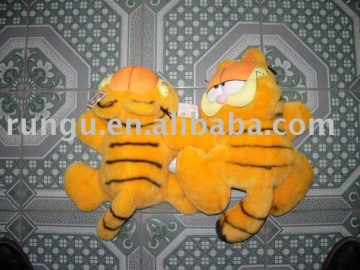 PLUSH TIGER WITH LOVE BROTHER TOY