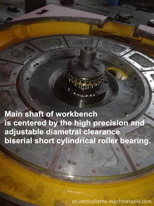 Railway wheel turning lathe