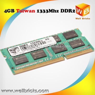 Not China cheap Taiwan full compatibility products 4gb ddr3 laptop ram