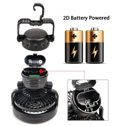 Camping Ceiling Fan Light