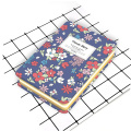 Custom flower style cute metal cover notebook