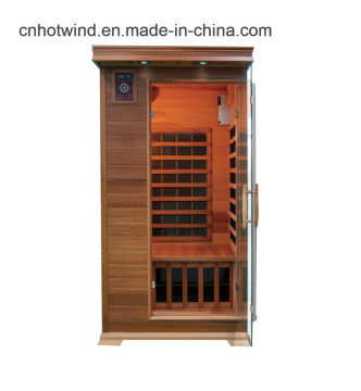Solid Wood Sauna Room Dry Steam Sauna for 1 People
