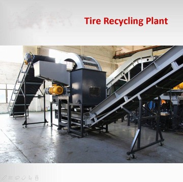high quality tire shredder production line for sale