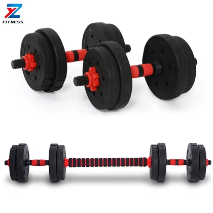 Buy ZY Fitness Gym Cement Dumbbells Online - Adjustable Dumbbells