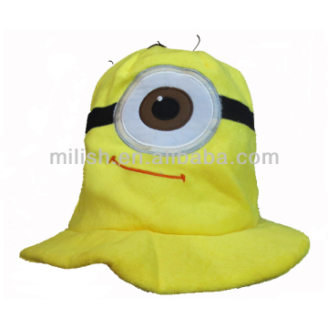 Party funny cartoon character plush despicable me minion hat MHH10