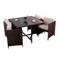 4 seater rattan ourdoor dining set