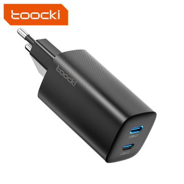 La migliore qualità TOOCKI GAN Technology 65W PD Caricatore di viaggio ad ricarica rapida con porta di tipo C