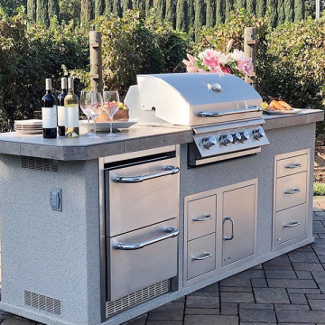Gas BBQ Grill With CE
