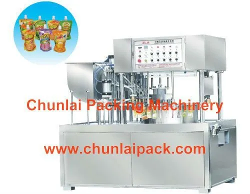 ZLA stand up spout pouch filling capping machine