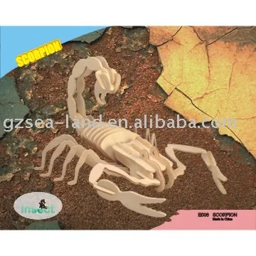 Wooden SCORPION