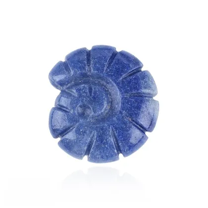 Gemstone Carved Conch Charm Pendant Ornament Natural Stone 25MM Sea Conch Handmade Craved Snail Ornament