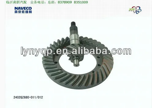 Crown Gear and Pinion 2402QZ680-011/012 - Yuejin Auto Parts