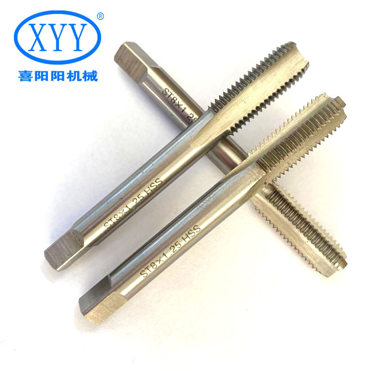 High-Speed HSS Steel Screw Insert ST6*1 Tap Metric Straight Flute Hand Tap for Thread Tapping