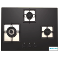 Elica Black Glass 3 Burner Built-in Hob